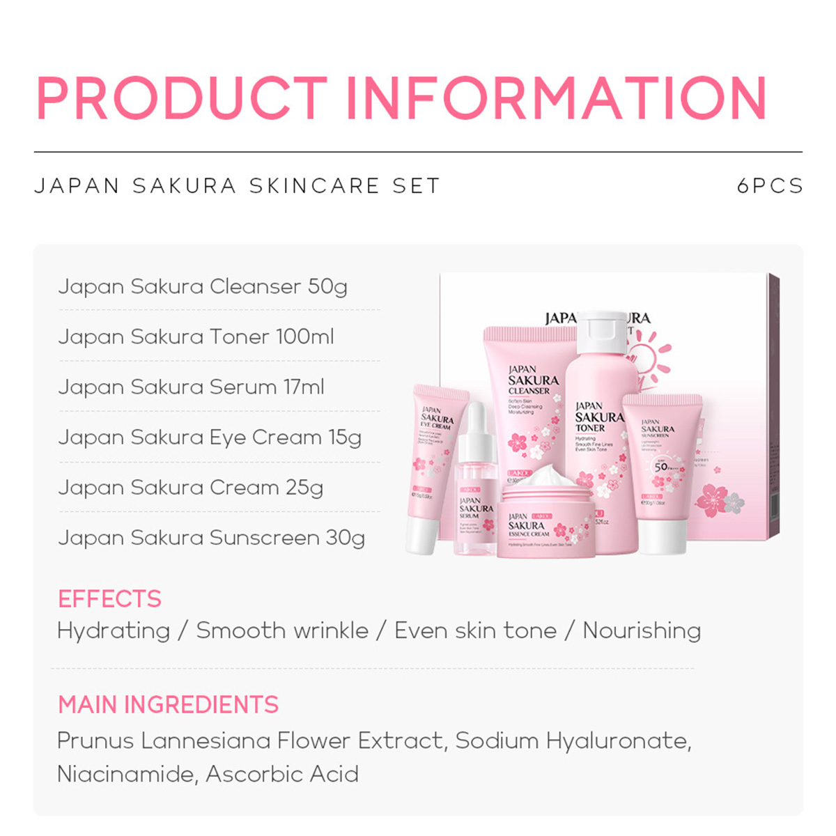 Sakura Essence Skincare Kit